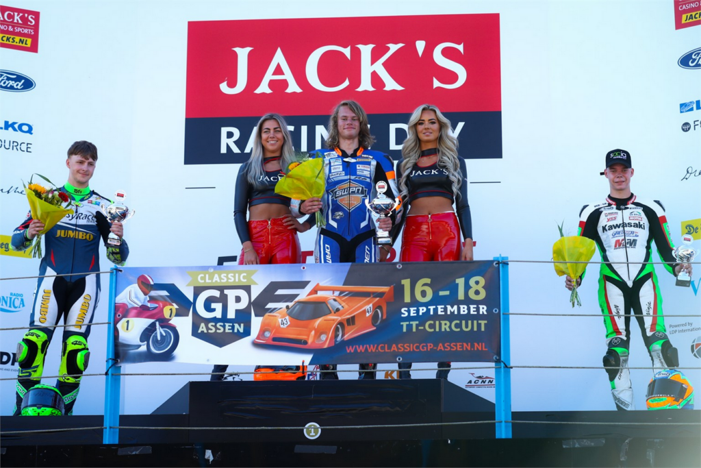 Jacks racing day podium